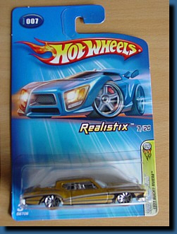 Hot Wheels 2005 Realistix 1971 Buick Riviera 1:64